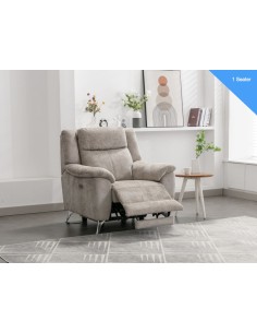 Monroe Electric Recliner Armchair - Fossil