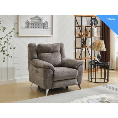 Monroe Electric 3+1+1 Sofa Set - Stone