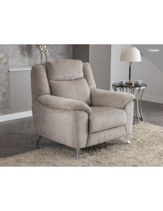 Monroe Fixed 3+1+1 Sofa Set - Fossil 2