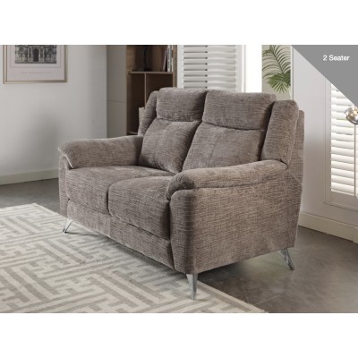 Monroe Fixed 3+2 Sofa Set - Stone