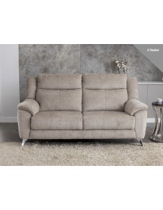 Monroe Fixed 3+2 Sofa Set - Fossil 2