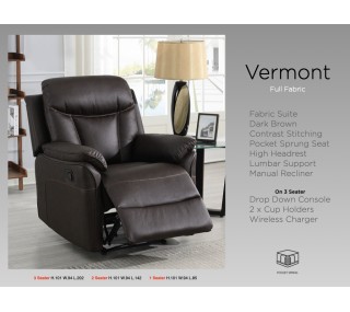 Vermont Recliner Armchair -...