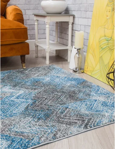 Ardenne Chevy Blue Rug - Various Sizes