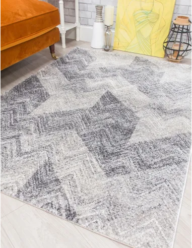 Ardenne Chevy Grey Rug - Various Sizes
