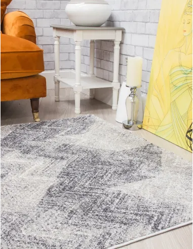 Ardenne Chevy Grey Rug - Various Sizes