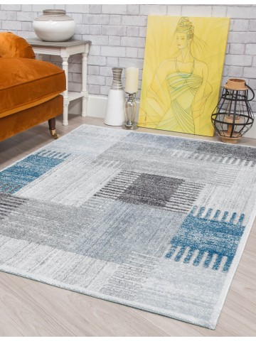 Ardenne Deco Blue Rug -...