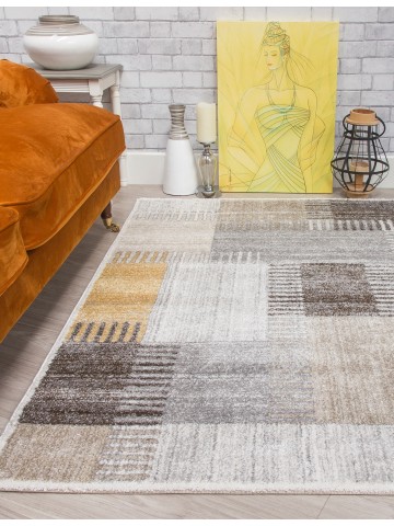 Ardenne Deco Ochre Rug -...