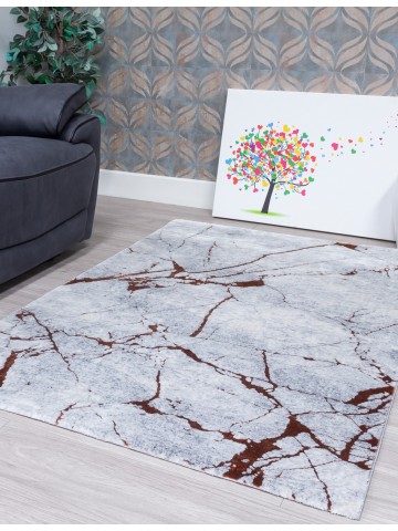 Rococo Glacial Terra Rug -...