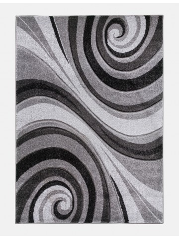 Samba Spirals Grey Rug -...