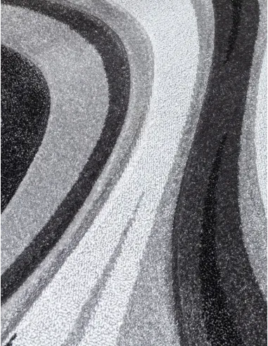 Samba Spirals Grey Rug - Various Sizes