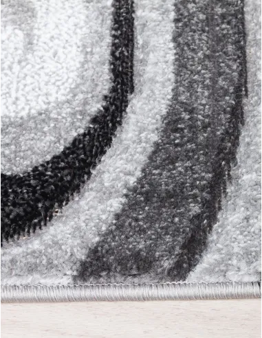 Samba Spirals Grey Rug - Various Sizes