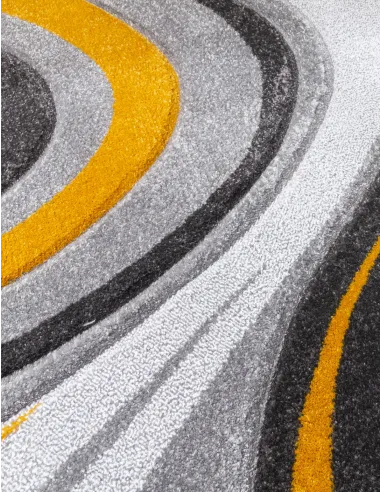 Samba Spirals Ochre Rug - Various Sizes