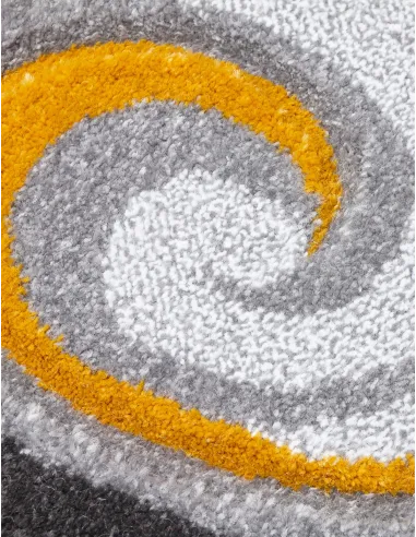 Samba Spirals Ochre Rug - Various Sizes