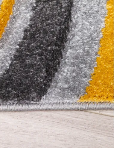 Samba Spirals Ochre Rug - Various Sizes