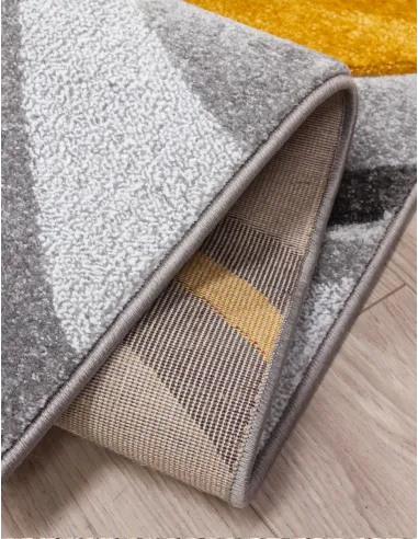 Samba Spirals Ochre Rug - Various Sizes