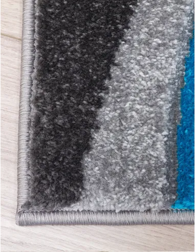 Samba Spirals Teal Rugs - Various Sizes