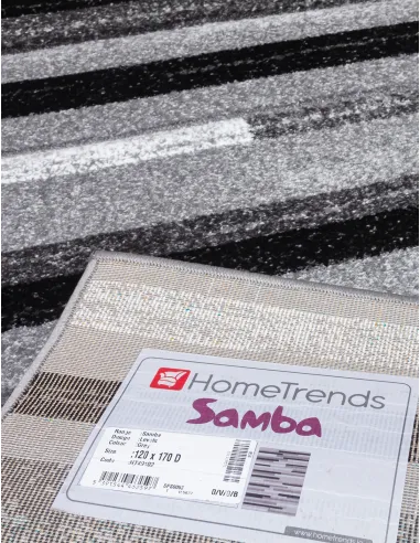 Samba Levels Grey Rug - Various Sizes