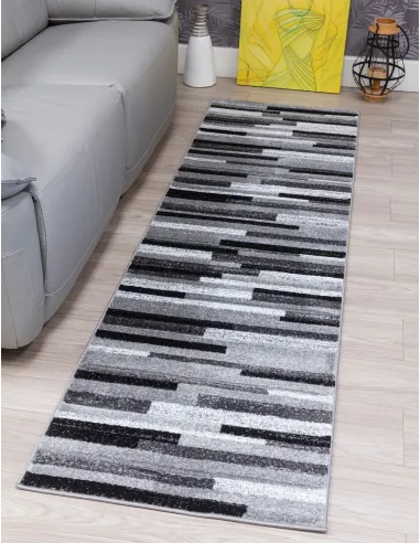 Samba Levels Grey Rug - Various Sizes