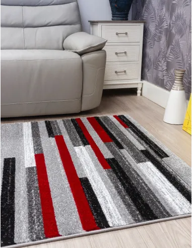 Samba Levels Red Rug - Various Sizes