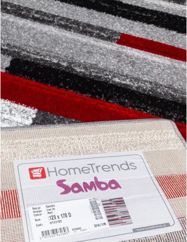 Samba Levels Red Rug - Various Sizes