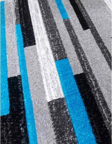 Samba Levels Teal Rug - Various Sizes