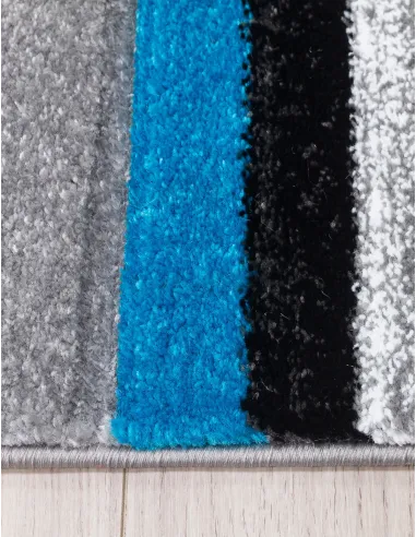 Samba Levels Teal Rug - Various Sizes