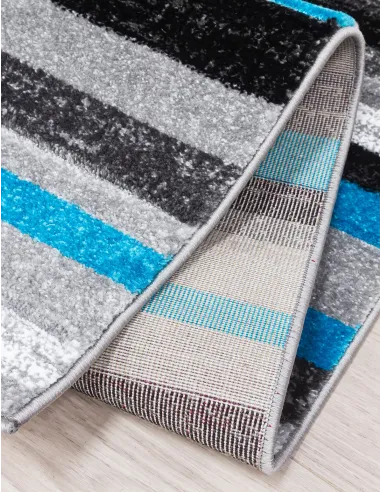 Samba Levels Teal Rug - Various Sizes