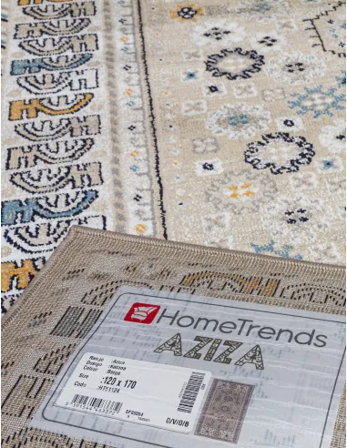 Aziza Katana Beige Rug - Various Sizes