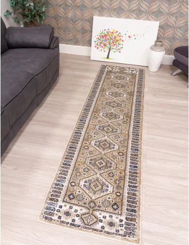 Aziza Katana Beige Rug - Various Sizes