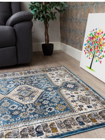 Aziza Katana Blue Rug -...