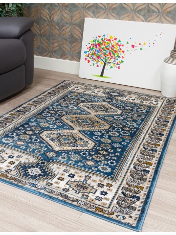 Aziza Katana Blue Rug -...