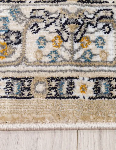 Aziza Medallion Beige Rug - Various Sizes