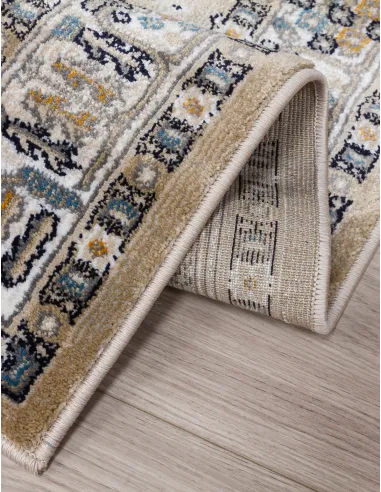 Aziza Medallion Beige Rug - Various Sizes