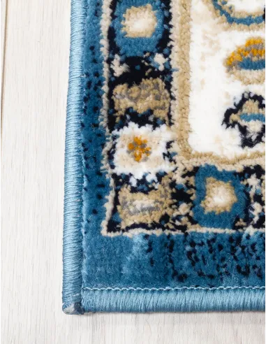 Aziza Medallion Blue Rug - Various Sizes