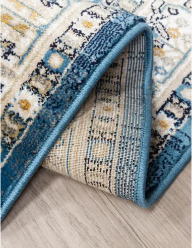 Aziza Medallion Blue Rug - Various Sizes