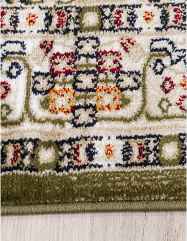 Aziza Medallion Green Rug - Various Sizes