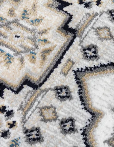 Aziza Medallion Grey Rug - Various Sizes