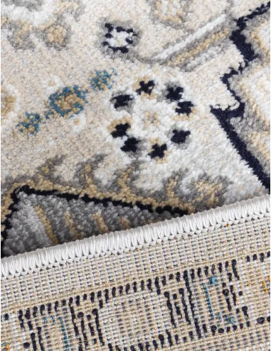 Aziza Medallion Grey Rug - Various Sizes