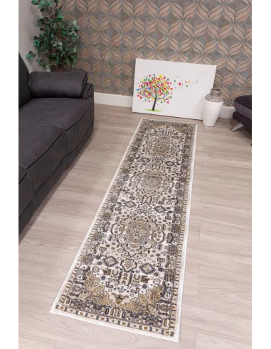 Aziza Medallion Natural Rug - Various Sizes