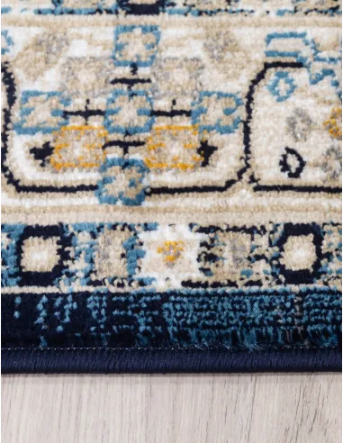 Aziza Medallion Navy Rug - Various Sizes