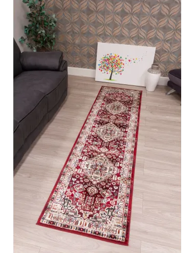 Aziza Medallion Red Rug - Various Sizes