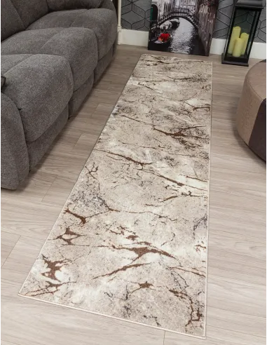 Glitz Marble Beige Rug - Various Sizes