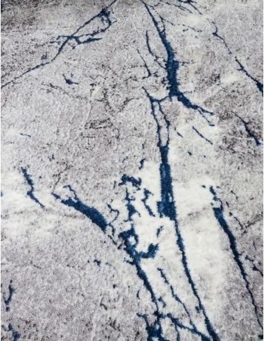 Glitz Marble Blue Rug - Various Sizes