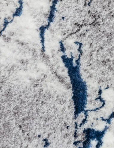 Glitz Marble Blue Rug - Various Sizes