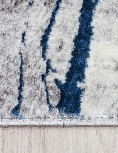 Glitz Marble Blue Rug - Various Sizes