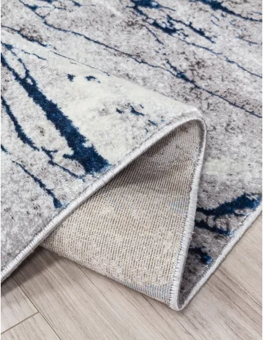 Glitz Marble Blue Rug - Various Sizes
