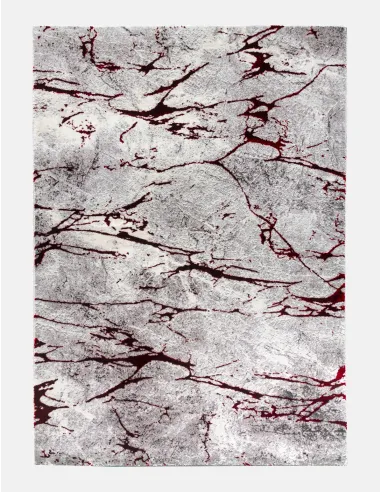 Glitz Marble Red Rug - Various Sizes