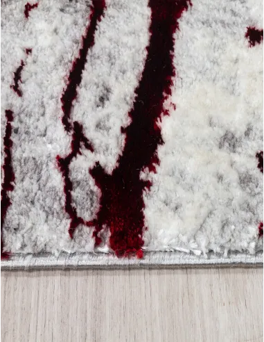 Glitz Marble Red Rug - Various Sizes