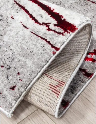 Glitz Marble Red Rug - Various Sizes