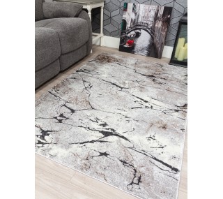 Glitz Marble Grey Rug -...